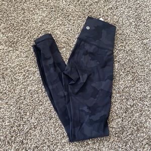 Lululemon Align Leggings 0 Black Camo